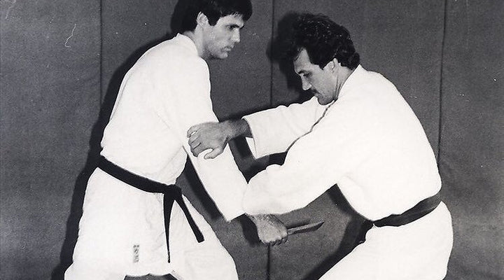 Mauricio Gomes with Rolls Gracie