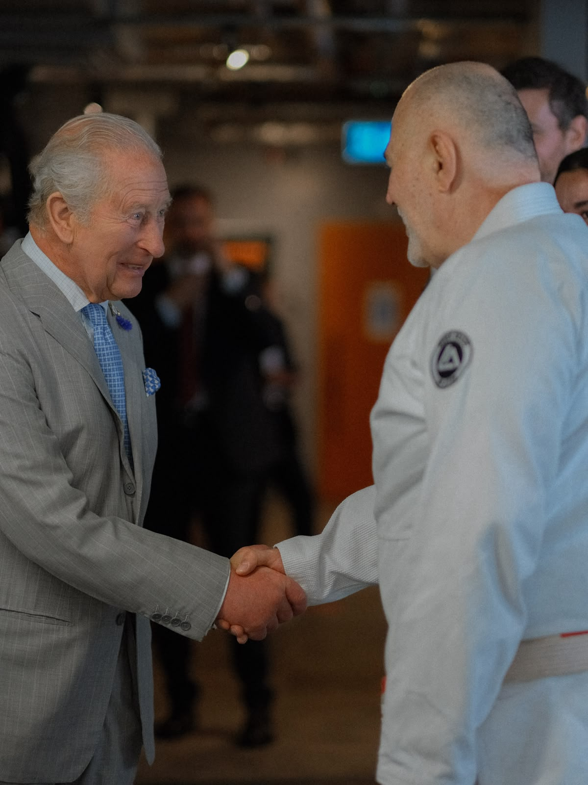 Mauricio Gomes with King Charles III